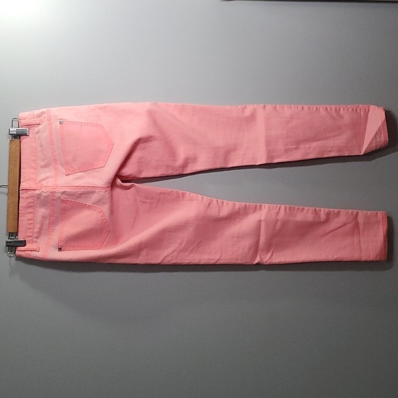 Forever 21 jeans women's size 26 equals US size 2 pink florescent barbiecore - Picture 2 of 15